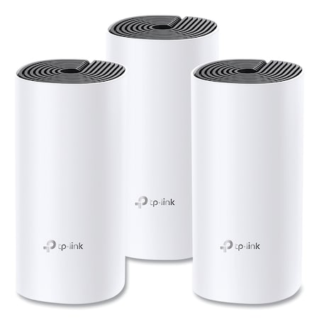 Tp-Link Deco M4 AC1200 Whole Home Mesh Wi-Fi System, 2 Ports, Dual-Band 2.4 GHz/5 GHz DECO M4 3-PACK